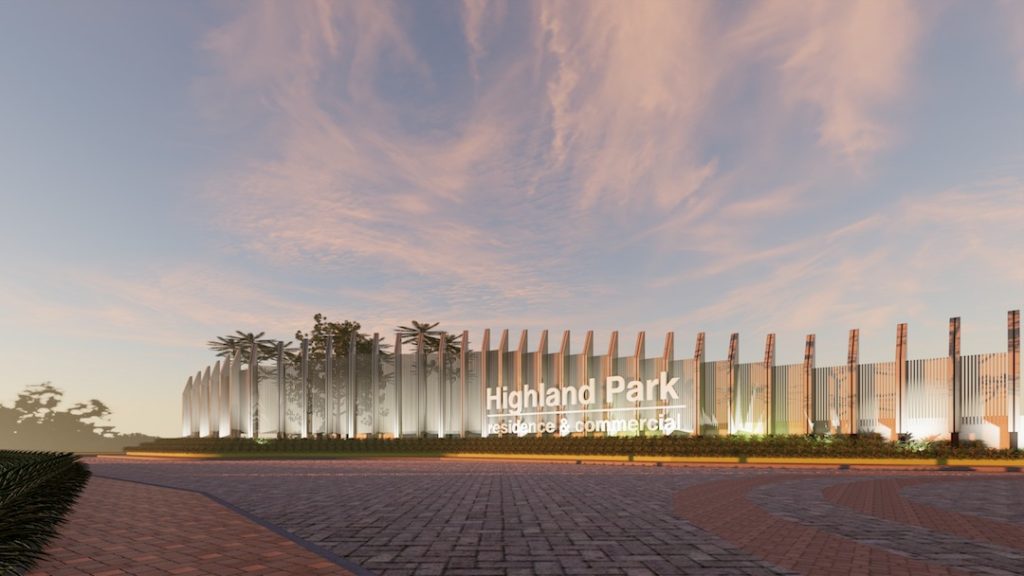 perumahan luxury serang di highland park serang